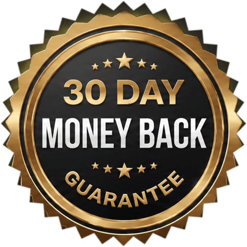 30 Day Money Back Guarantee badge